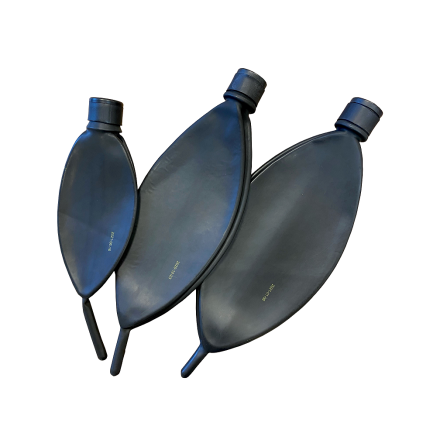 Respiratorbl�sa Gummi N2V kraftig hals 3L