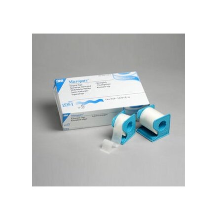 Micropore med h�llare 2,5cmx9,1m /12