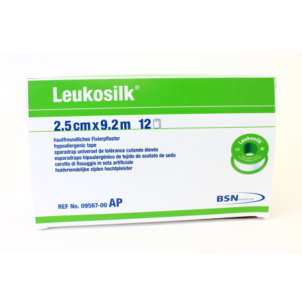 Leukosilk 2,5cmx9,2m /12