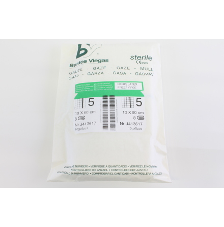 Kompress 8lag med r�ntgentr�d 10x60cm/60