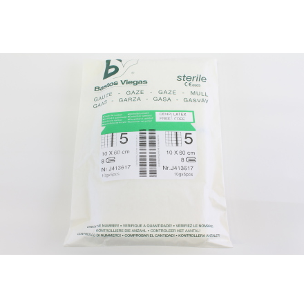 Kompress 8lag med r�ntgentr�d 10x60cm/60