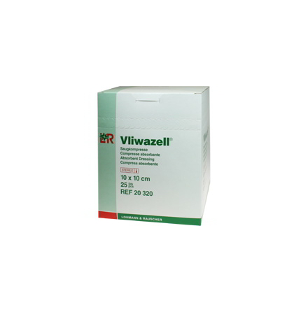 Kompress Vliwazell 20x40cm/12