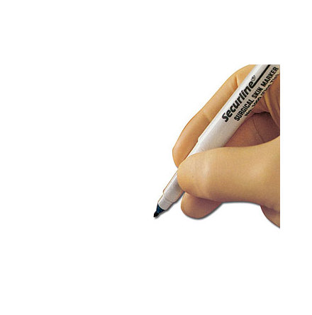 M�rkpenna steril f�r hud med linjal